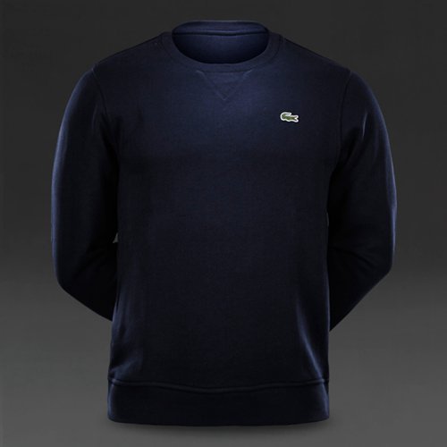 Lacoste Brushed Fleece Sweater Navy for Men